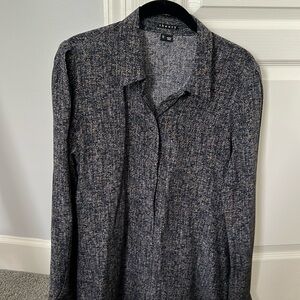 Theory Silk Blouse Large